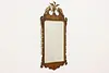 Georgian Vintage Carved Mahogany & Gilt Mirror, Bird (2)