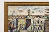 Jerusalem Western Wailing Wall Vintage Original Painting 40" (4)