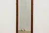 Victorian Eastlake Walnut & Marble Antique Pier Hall Mirror (5)