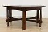 Arts & Crafts Mission Oak 66" Craftsman Dining or Game Table (11)