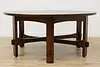 Arts & Crafts Mission Oak 66" Craftsman Dining or Game Table (7)