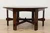 Arts & Crafts Mission Oak 66" Craftsman Dining or Game Table (8)