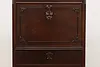 Biedermeier Antique 1878 Secretary Desk, Mirrors & Marquetry (15)