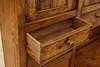 Farmhouse Vintage English Pine Kitchen Cupboard or Cabinet (22)