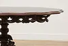 Victorian Antique Carved Mahogany Hall Center Console Table (13)