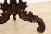 Victorian Antique Carved Mahogany Hall Center Console Table (18)