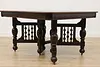 Victorian Eastlake Antique Cherry Dining Table, Extends 10' (11)