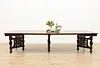 Victorian Eastlake Antique Cherry Dining Table, Extends 10' (2)