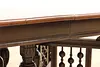 Victorian Eastlake Antique Cherry Dining Table, Extends 10' (22)