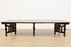 Victorian Eastlake Antique Cherry Dining Table, Extends 10' (5)