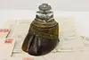 Victorian Office or Library Antique Hoof Desktop Inkwell (2)