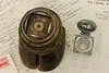 Victorian Office or Library Antique Hoof Desktop Inkwell (4)