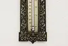 Victorian Antique Filigree Thermometer, Bradley & Hubbard (4)