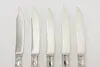 Set of 5 Victorian Antique Sterling & Pearl Cheese Knives LF (3)