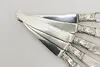 Set of 5 Victorian Antique Sterling & Pearl Cheese Knives LF (6)