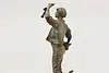 Picking Cherries Sculpture Antique Metal Statue, Rousseau (7)