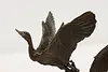 Flying Ducks Statue Vintage Bronze Sculpture, Winship (7)