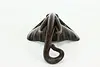 African Statue Vintage Hand Carved Rosewood Elephant Head (8)