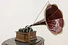 Edison Standard Antique Oak Cylinder Phonograph Horn Records (3)