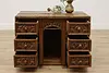 Asian Vintage Carved Pine Jewelry or Collector Cabinet (4)