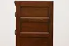 Craftsman Oak Antique 4 Drawer File Cabinet, Globe (10)