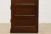 Craftsman Oak Antique 4 Drawer File Cabinet, Globe (11)