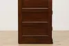 Craftsman Oak Antique 4 Drawer File Cabinet, Globe (15)