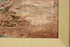 Autumn Lakeshore Vintage Original Oil Painting Macey 41" (10)