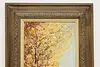 Autumn Lakeshore Vintage Original Oil Painting Macey 41" (4)