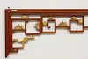 Chinese Architectural Salvage Vintage Carved Pine Archway 78" (11)