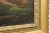 Country Sunrise Victorian Antique Original Oil Painting 42" (13)