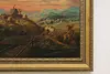 Country Sunrise Victorian Antique Original Oil Painting 42" (7)