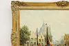 City Market on Canal Original Oil Painting Teneker 42.5" (4)