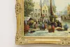 City Market on Canal Original Oil Painting Teneker 42.5" (6)