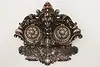 Italian Antique Copper Finish Desktop Double Inkwell Cherubs (6)