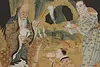 Chinese Kingdom of Heaven 6 Panel Antique Silk Painting 123" (12)