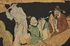 Chinese Kingdom of Heaven 6 Panel Antique Silk Painting 123" (17)