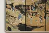 Chinese Kingdom of Heaven 6 Panel Antique Silk Painting 123" (6)