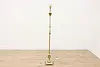 Victorian Antique Ornate Brass & Onyx Floor Lamp, Mosaic (13)