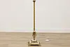 Victorian Antique Ornate Brass & Onyx Floor Lamp, Mosaic (7)