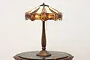 Craftsman Design Stained Leaded Glass Desk Lamp, Creations (10)