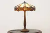 Craftsman Design Stained Leaded Glass Desk Lamp, Creations (14)