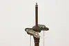 Craftsman Design Stained Leaded Glass Desk Lamp, Creations (19)