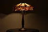 Craftsman Design Stained Leaded Glass Desk Lamp, Creations (3)