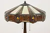 Craftsman Design Stained Leaded Glass Desk Lamp, Creations (4)