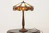 Craftsman Design Stained Leaded Glass Desk Lamp, Creations (6)