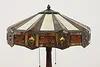 Craftsman Design Stained Leaded Glass Desk Lamp, Creations (8)