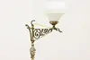 Thumbnail of Classical Antique Marble & Onyx Bridge Floor Lamp Moreau (2)