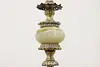 Thumbnail of Classical Antique Marble & Onyx Bridge Floor Lamp Moreau (22)