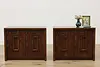 Lane Midcentury Modern Brutalist 6 Pc Oak King Bedroom Set (11)